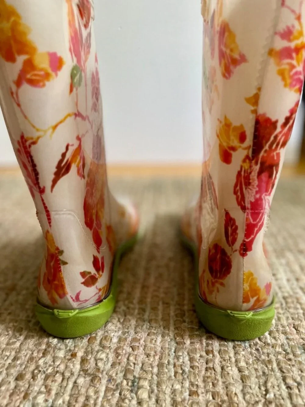 Sloggers Women's Floral Garden Rain boot Wellies Mid Calf 10